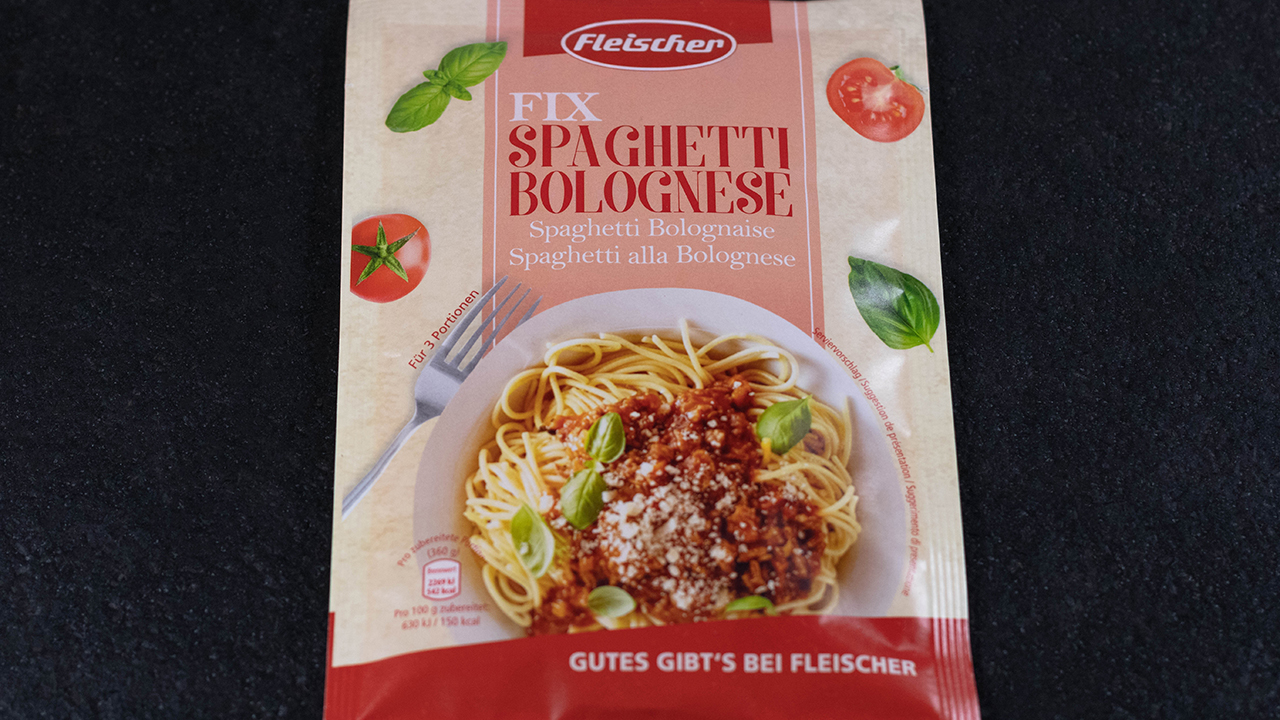 Fleischer Fix Spaghetti Bolognese